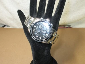 Swiss Army Victorinox Men's Stainless 'Chrono Classic' Black Watch 241494 works - Picture 1 of 6