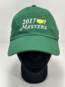 NWT! 2017 Masters Green Golf Cap Adjustable Hat Augusta National FREE SHIPPING!