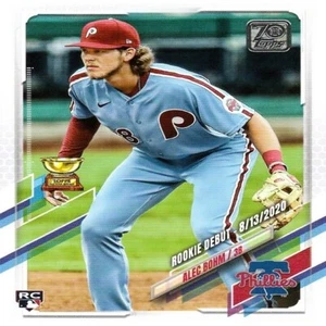 Alec Bohm(Philadelphia Phillies)2021 Topps Update Series Rookie Debut Card US250 - Picture 1 of 2