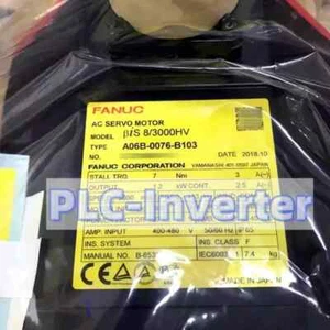 A06B-0076-B103 SERVOMOTOR FANUC Nuevo embalaje original inventario genuino #L+F - Imagen 1 de 8