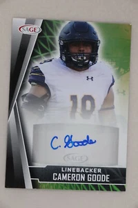 Cameron Goode - 2022 Sage Football High Series Rookie Autograph * - Picture 1 of 1