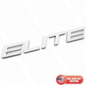 2014- 2023 Pilot Odyssey Passport Honda "ELITE" Emblem Badge Rear Chrome - Picture 1 of 4