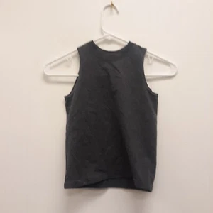 Camisa sin mangas gris Fruit of the Loom para niños, XS (4-5) cuello redondo - Imagen 1 de 8
