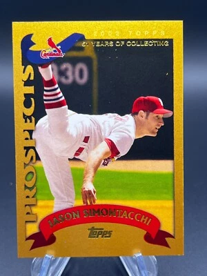 2002 Topps Gold Prospects /2002 Jason Simontacchi #T157 (RC) - Image 1 of 3