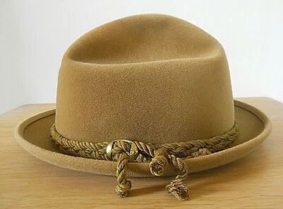 Setson The Playboy II Mens Hat Sz 7 Brown Canadian Velour Vintage  - Image 1 of 4