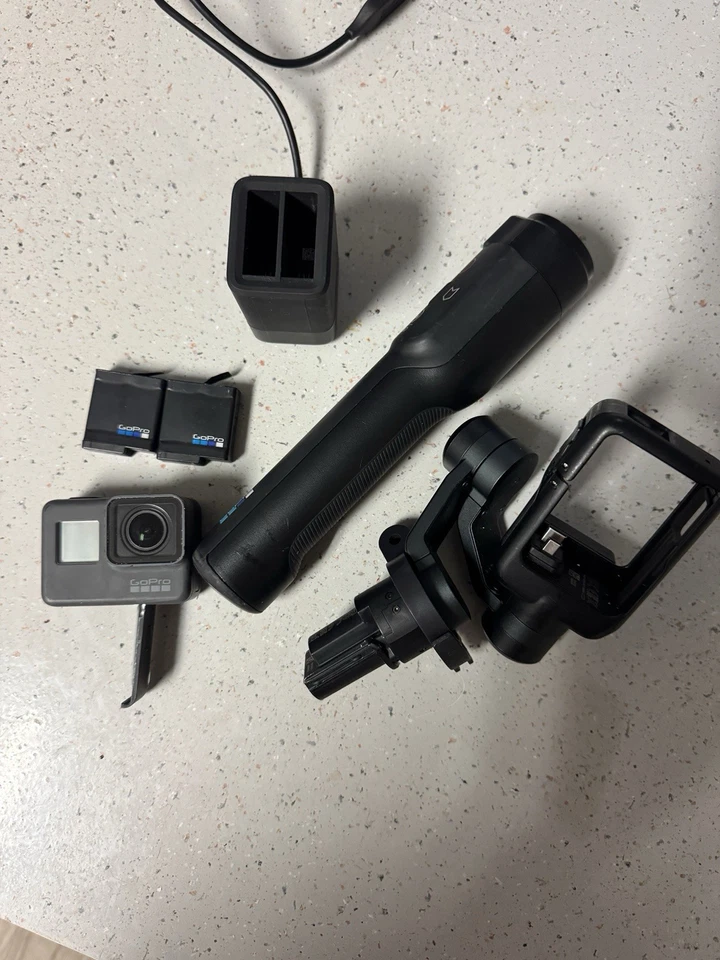 GoPro Hero 5 Black Action Camera with Gimble and Accessories Bundle+ 2 batteries - Image 1 of 4