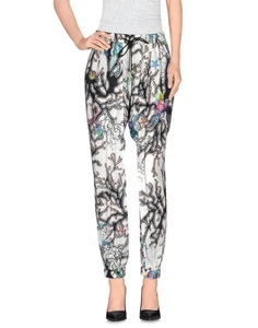 JUST CAVALLI BY ROBERTO CAVALLI PRINT JOGGING STYLE TROUSERS DRAWSTRING 44 8 - Picture 1 of 8