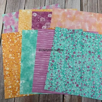 Unbounded Beauty Stampin Up 12x12 DSP **16 SHEETS** 163372 WATERCOLOR FLORALS - Image 1 of 4