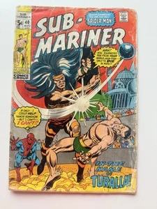 Marvel Comics PRINCE NAMOR, SUB-MARINER #40_AUGUST 1971 IN THE NAME OF TURALLA - Picture 1 of 7
