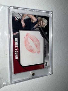WWE 2016 Divas Revolution Renee Young AEW kiss card 90/99 Renne Paquette - Picture 1 of 9