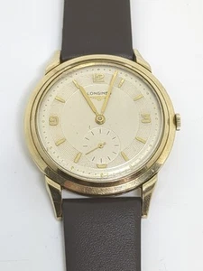 Vintage 10k Gold Filled Longines Mechanical Wind Up Watch - Picture 1 of 8