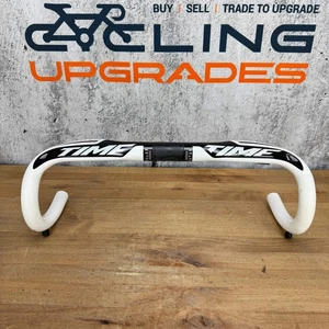 Time ErgoDrive White 42cm C-C Carbon 31.8mm Drop Bar Bike Handlebar 247g - Picture 1 of 9