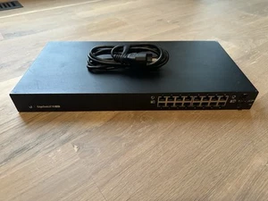 Ubiquiti EdgeSwitch 16 ES-16-150W - 16 Port Gigabit PoE+ and 24v POE Switch - Bild 1 von 5