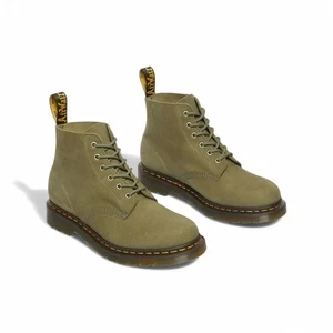 Botas al tobillo de gamuza Dr. Martens 101 para hombre talla 13 verde oliva ropa de calle moda - Imagen 1 de 15