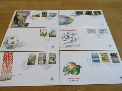 Aruba 6 different FDC´s first day covers 1990 complete set + Free shipment - Image 1 of 4