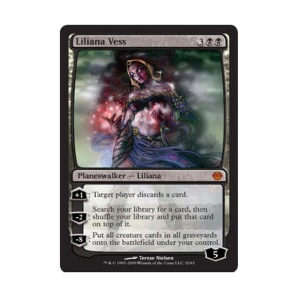 WOTC MtG Garruk vs. Liliana Liliana Vess (MR) (Foil) NM - Image 1 of 1