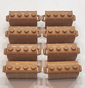 LEGO TEIL #4738ac01 SCHATZTRUHE mit DECKEL GEBRAUCHT SET 8 MEDIUM NOUGAT 4738a 4739a - Bild 1 von 4