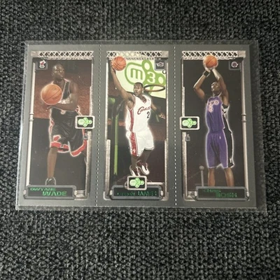 2003-04 Topps Rookie Matrix - LeBron James Dwyane Wade Chris Bosh #114-111-115 - Image 1 of 4
