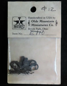 Pintle Hinge Pair PA Dutch ok Hispanic Door 1:12 Miniature #E110 Tin Finish - Picture 1 of 7