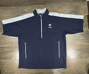 Footjoy Windshirt Mens XL Blue Gray 1/2 Zip The Kachina Golf Course Athletic - Picture 1 of 7