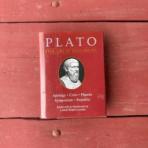 Plato Five Great Dialogues Apology Crito Phaedo Symposium Republic Rare 1969 Ed - Picture 1 of 5