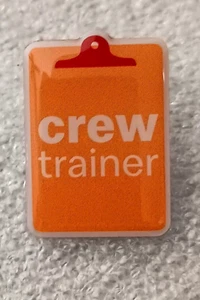 McDonald's Crew Trainer Fast Food Employee Lapel Hat Pin NOS New 2023 - Picture 1 of 3