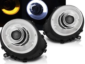 Kit fari tubo luce led per bmw mini cooper 2006-2014 cromo - Foto 1 di 5