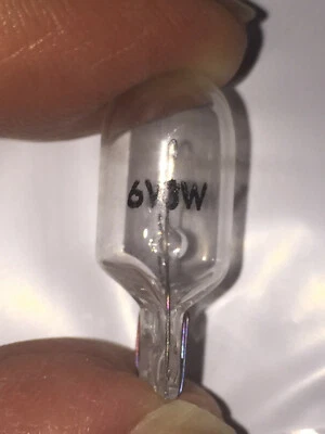 (10 шт.) ЛАМПА SUZUKI 6 В, 3 ВТ SP500, SP125, SP250, FA50 09471-06053 НОВАЯ ИЗ СТАРЫХ ЗАПАСОВ! - Изображение 1 из 3