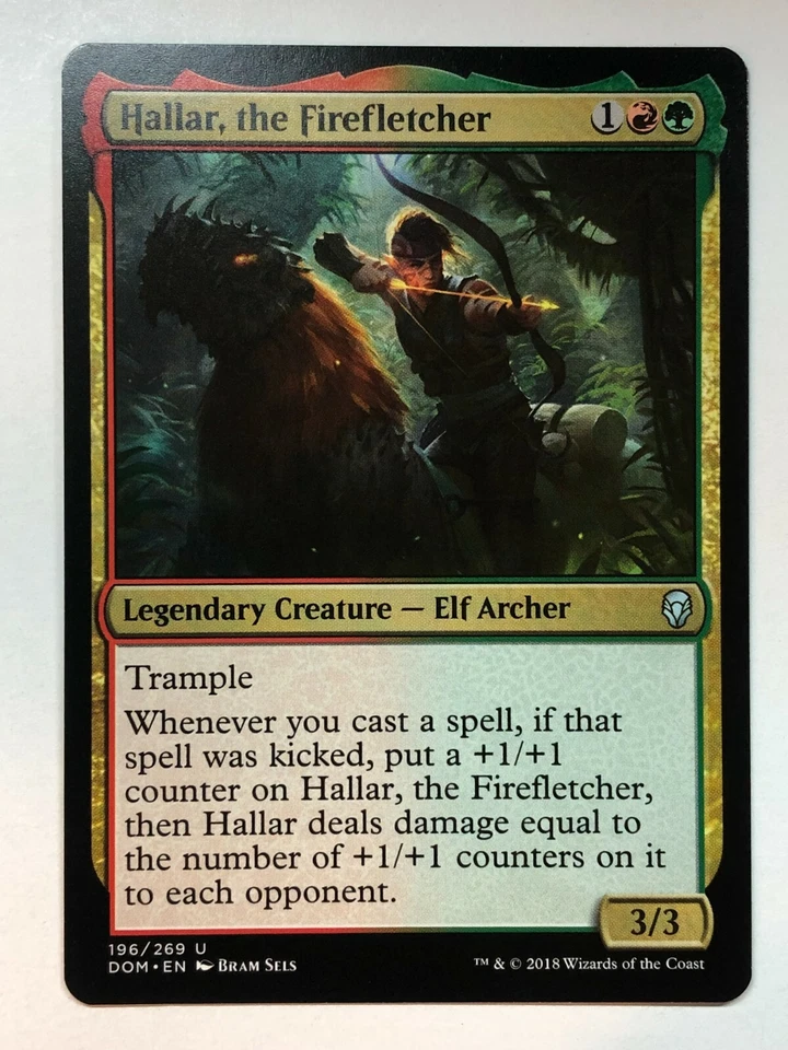 MTG Hallar, the Firefletcher Dominaria 196/269 Regular Uncommon - Image 1 of 1