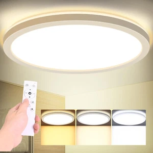 Plafoniera LED 36W con telecomando dimmerabile plafoniera soggiorno lampada bagno - Foto 1 di 22
