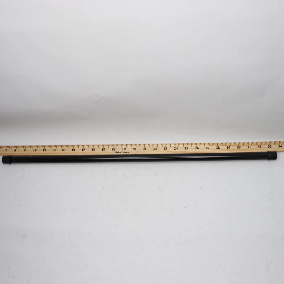 (7-Pk) Balaustres lisos redondos cubierta escalera Nuvo acero aleación negro 3/4" x 32" Foto 1 de 1