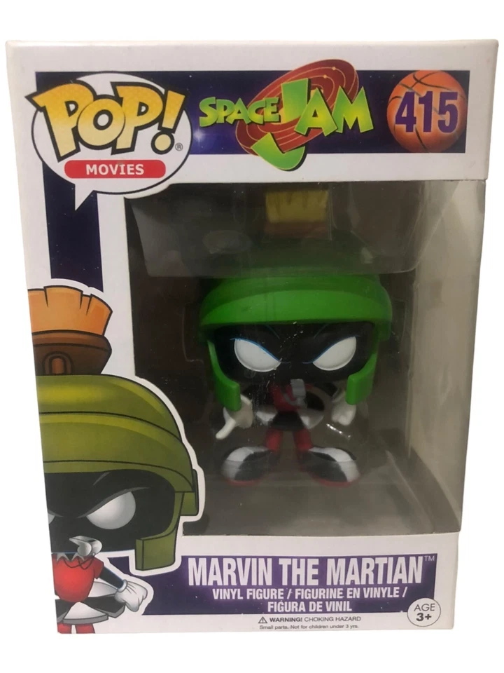 Marvin the Martian Space Jam — No 415 Фильмы Funko Pop Винил Сводчатый Редкий - Изображение 1 из 1