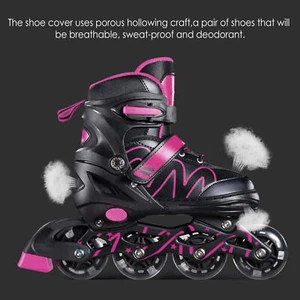 Pink Men & Women Adjustable Inline Skates Adult Fitness Skates Roller Skates AU - Picture 1 of 8