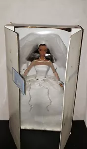 Vintage 1999 BLUSHING BRIDE BARBIE DOLL African American Mattel No. 26075 NIB - Picture 1 of 10