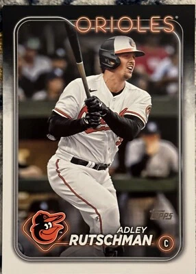 2024 Topps Series 1 Adley Rutschman Super Box Oversized Card OTB-16 Orioles - Image 1 of 2
