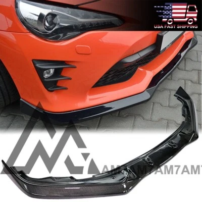 MA Style Carbon Fiber Front Lip For 2017 2018 2019 2020 2021 Scion FR-S FT86 ZN6 — 第 1/4 张图片
