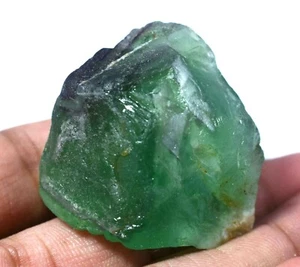277.55 Ct Natural Green Colombian Emerald Fluorite Translucent Specimen Rough - Picture 1 of 3