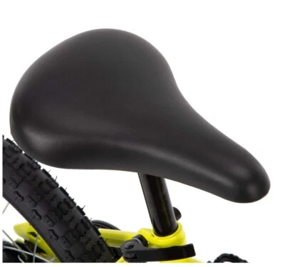 Huffy 18 英寸 Rock It 儿童自行车男孩 4 岁及以上,儿童,霓虹粉黄色 — 第 1/4 张图片