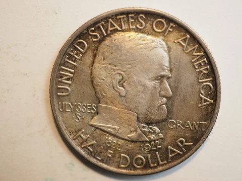 1922 GRANT COMMEMORATIVE HALF DOLLAR - FREE SHIPPING! - A0955 Cover