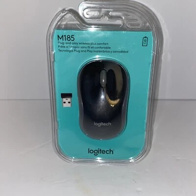 LOGITECH M185 Plug-and-Play WIRELESS Plus Comfort MOUSE - Image 1 of 4