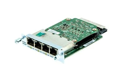 Cisco EHWIC-4ESG-P 1G RJ45 Poe Ethernet Switch Interface Adattatore - 74-7180-01 - Immagine 1 di 4