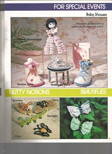 Chenille Craft Patterns Holiday Decorations Flowers Party Favors Vtg 1970s  L43 - Picture 1 of 8