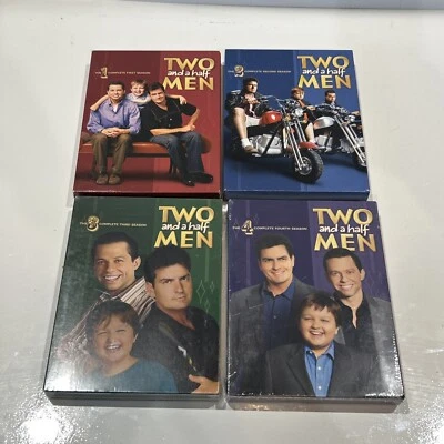 Two And A Half Men TV Series Seasons 1-4  16 DVD Discs - Image 1 of 4