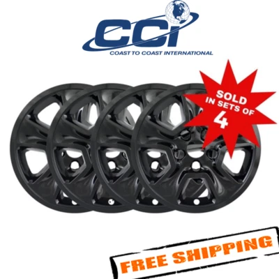 Coast to Coast IWCIMP365BLK Juego de 4 cubiertas de rueda de 17" para 14-17 Grand Cherokee Foto 1 de 4