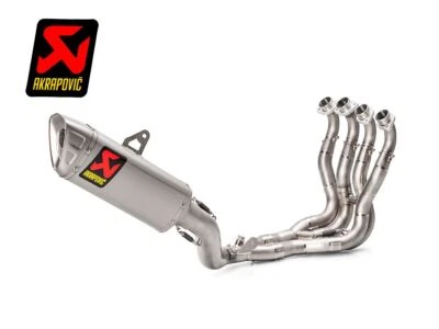 SCARICO COMPLETO AKRAPOVIC INOX TITANIO PER SUZUKI GSX-R 1000 2017-2025 - Immagine 1 di 4