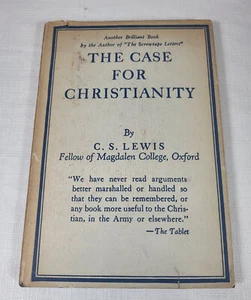 C.S. Lewis, The Case For Christianity, 1948, HB/DJ - Bild 1 von 13