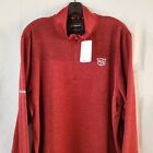 Wilson Staff Shirt Men's XL Golf Thermal Tech Pullover Shirt Long Sleeve Red NWT