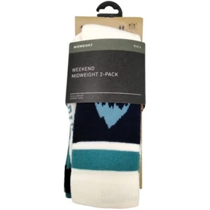 Burtons Weekend Midweight 2 Pack Kids Medium/ Large Stout White - Picture 1 of 3