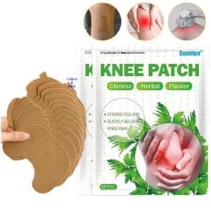 Herbal Wellness Knee Pain Relief Patches Wormwood Neck Waist Joint Ache Pads AA - Picture 1 of 5