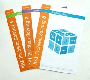 year 1/2, Problem Solving home learning pack of 3 SATS Workbooks Age 5-7 New KS1 - Picture 1 of 15
